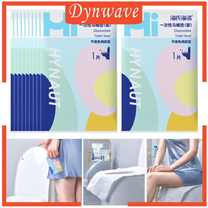 Set 10 Vỏ Bọc Bệ Ngồi Toilet Dùng Một Lần Cho Nhà Tắm / Văn Phòng /