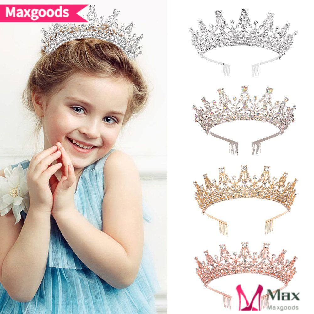 MAXG Toàn Bộ Vương Miện Đính Đá Pha Lê Sang Trọng