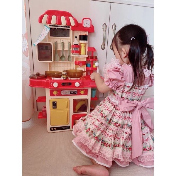 Bộ Đồ Chơi Nhà Bếp Cỡ Lớn Có Nhiều Hiệu Ứng Sinh Động, Đồ Chơi Nấu Ăn Thỏa Sức Đóng Vai Cho Bé - Shintoys