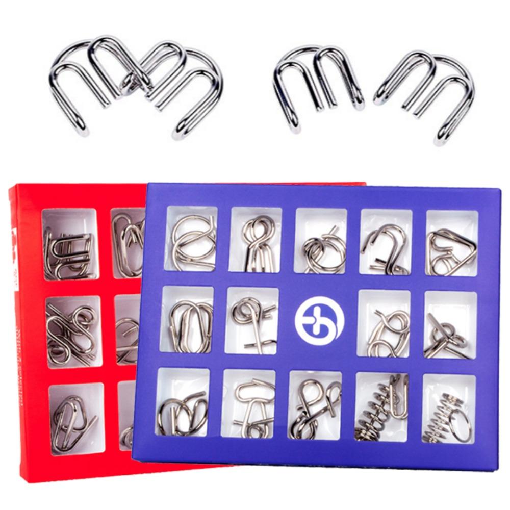 BLISS Set 15 Đồ Chơi Lắp Ráp 3D Bằng Kim Loại Phát Triển Trí Não Cho Bé