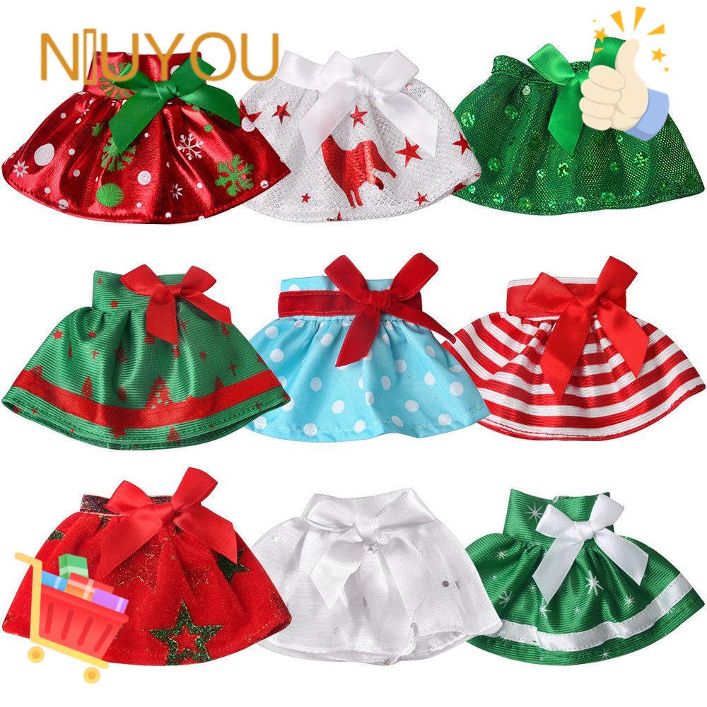 NIUYOU Đầm Búp Bê Đính Nơ Xinh Xắn Cho Bé Gái