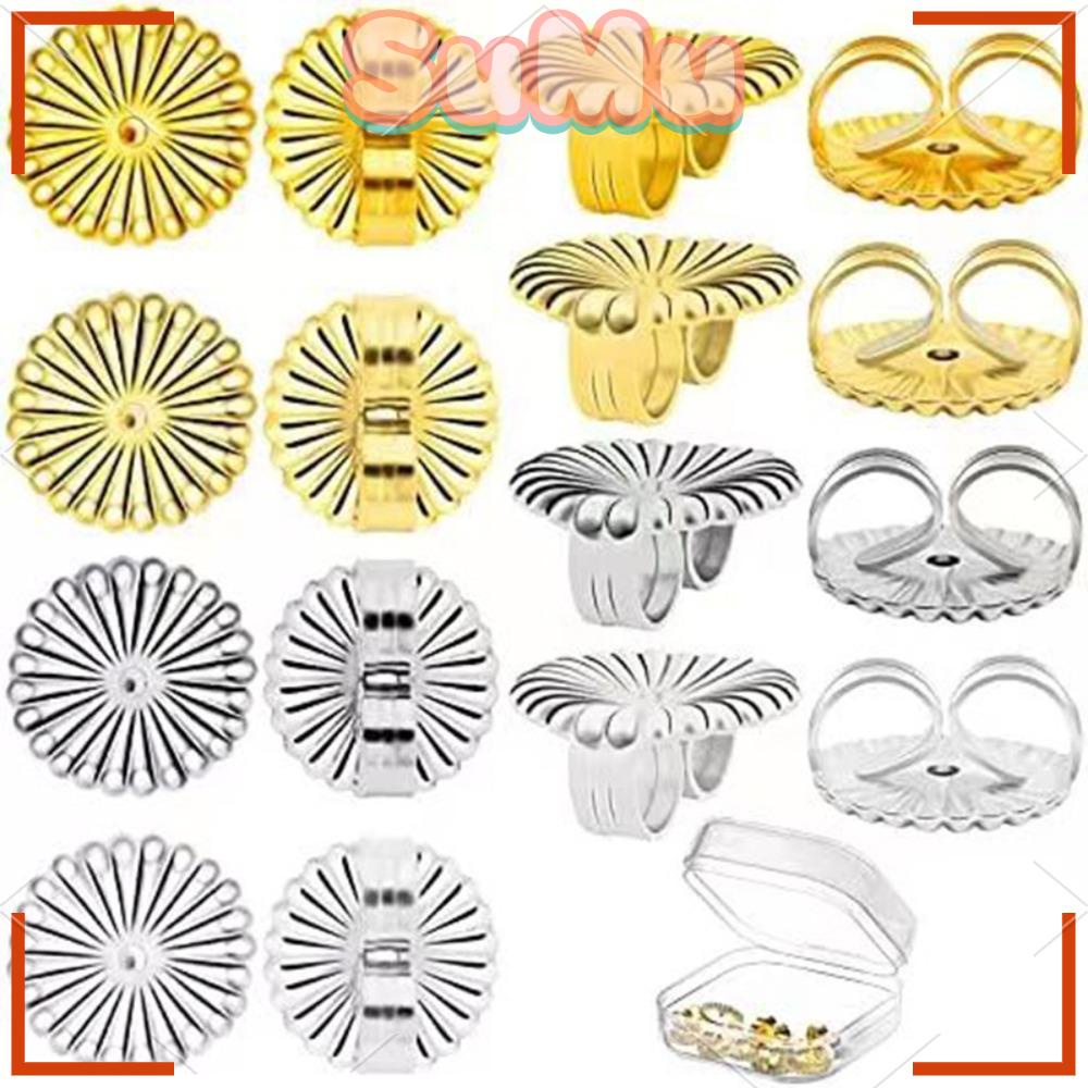 SUMU Bông Tai Mạ Bạc Bản Lớn Nâng Ngực Thay Thế Cho Nữ