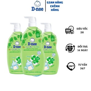 ComBo 3 Chai Nước rửa bình/ xúc bình sữa Dnee Thái Lan 600ml
