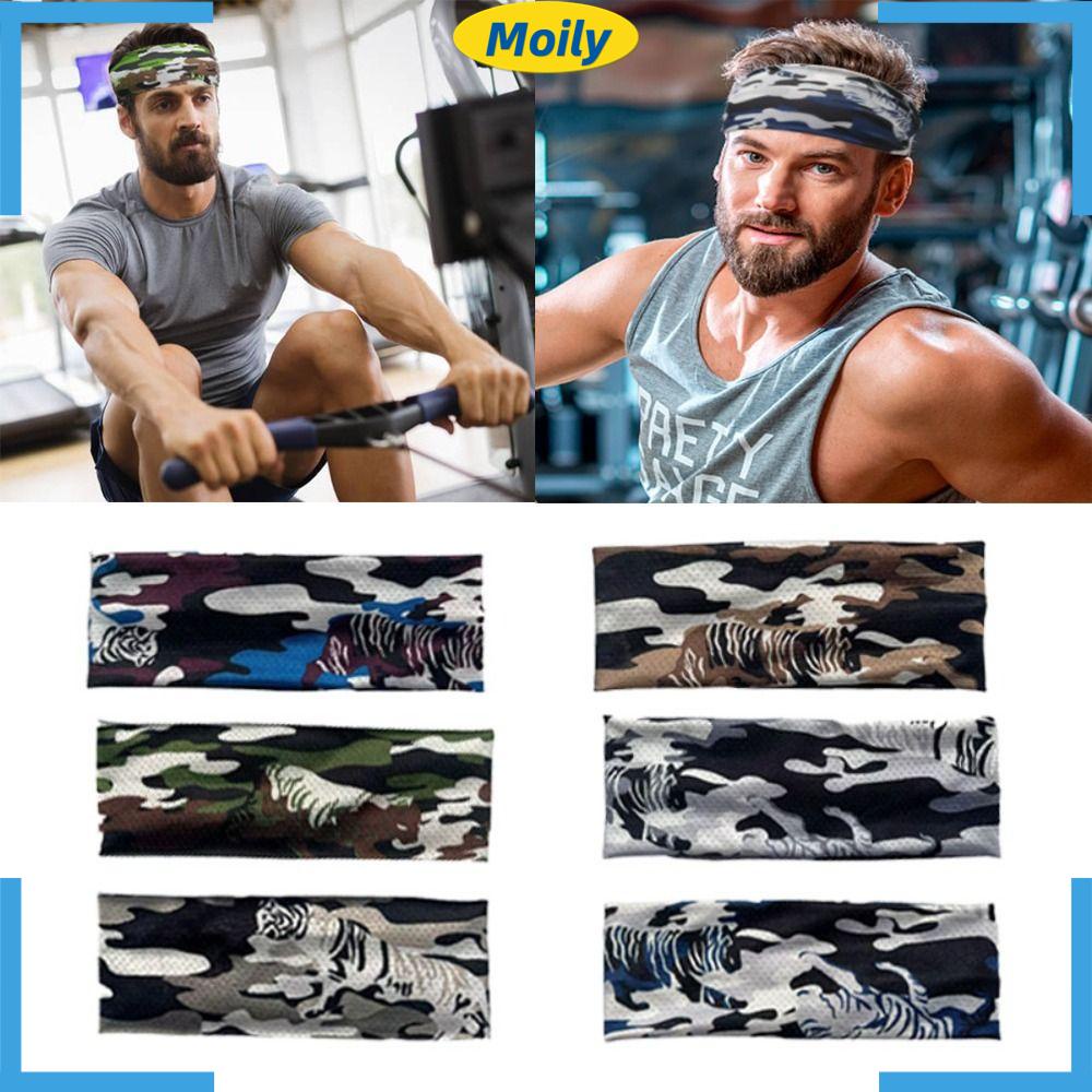 MOILYVN Băng Đô Turban Co Giãn Thoáng Khí Thời Trang Cho Nam