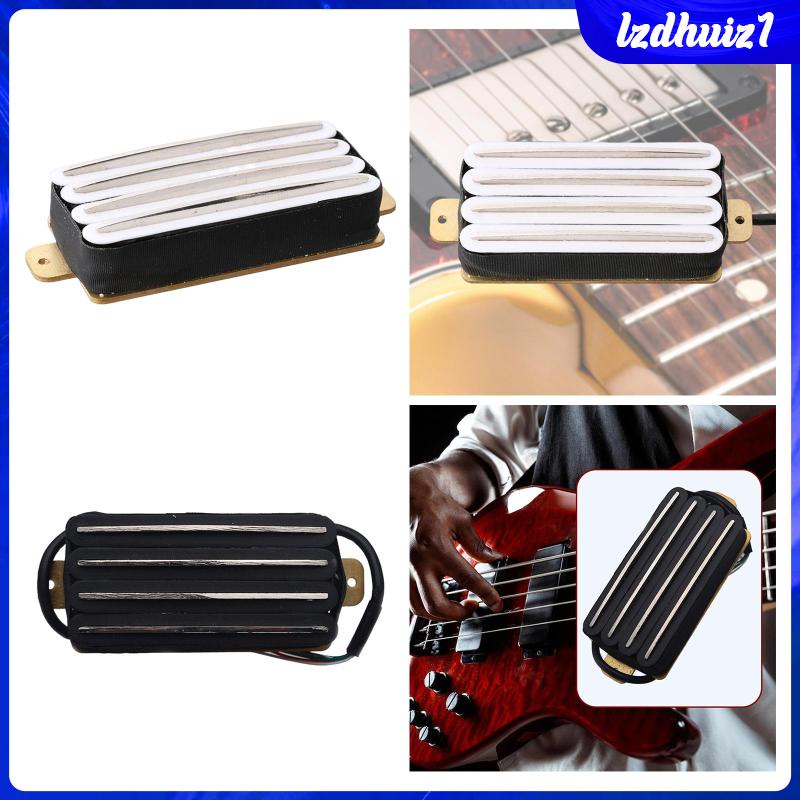 Bộ Pickup Bốn Cuộn Dây Cổ Và Cầu Đàn Bền Bỉ Dành Cho Guitar Điện Humbucker