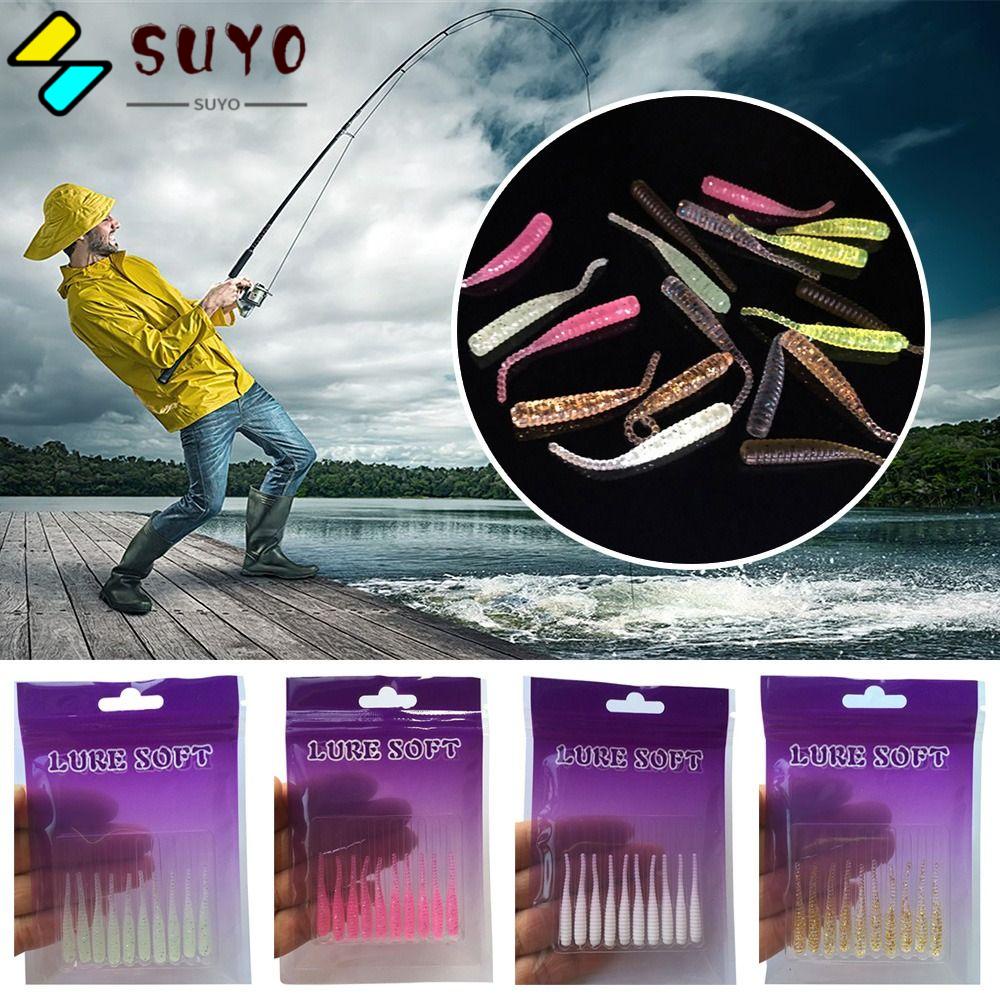 SUYO Set 100 Mồi Câu Cá 35mm 0.3g Chuyên Dụng