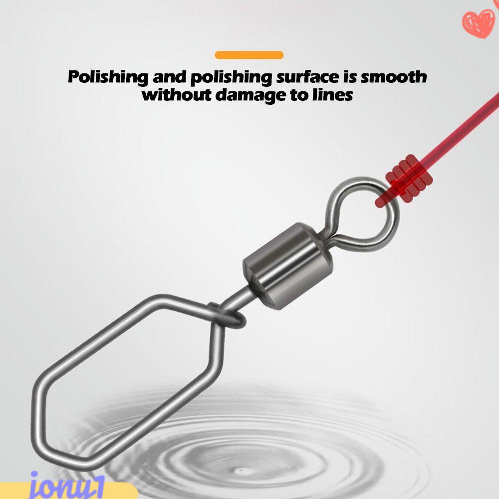 JONYE Set 50 Phụ Kiện Câu Cá Bằng Thép Không Gỉ # 2 # - 12 #