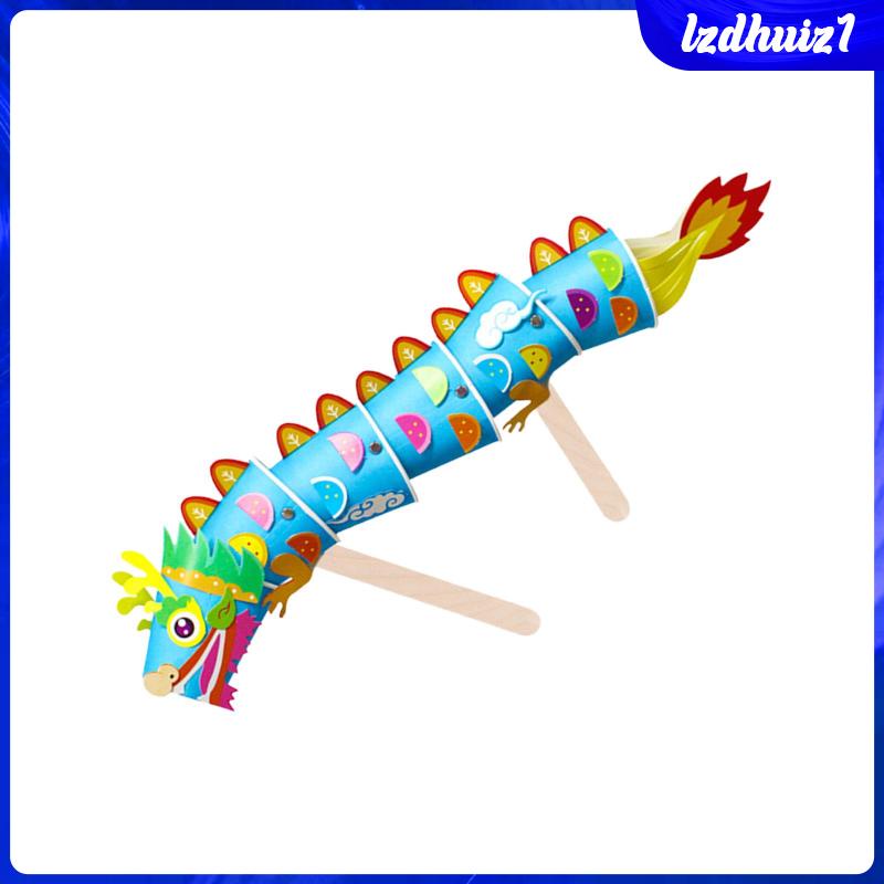 Cốc Giấy Thủ Công Hình Rồng Giáo Dục Cho Bé