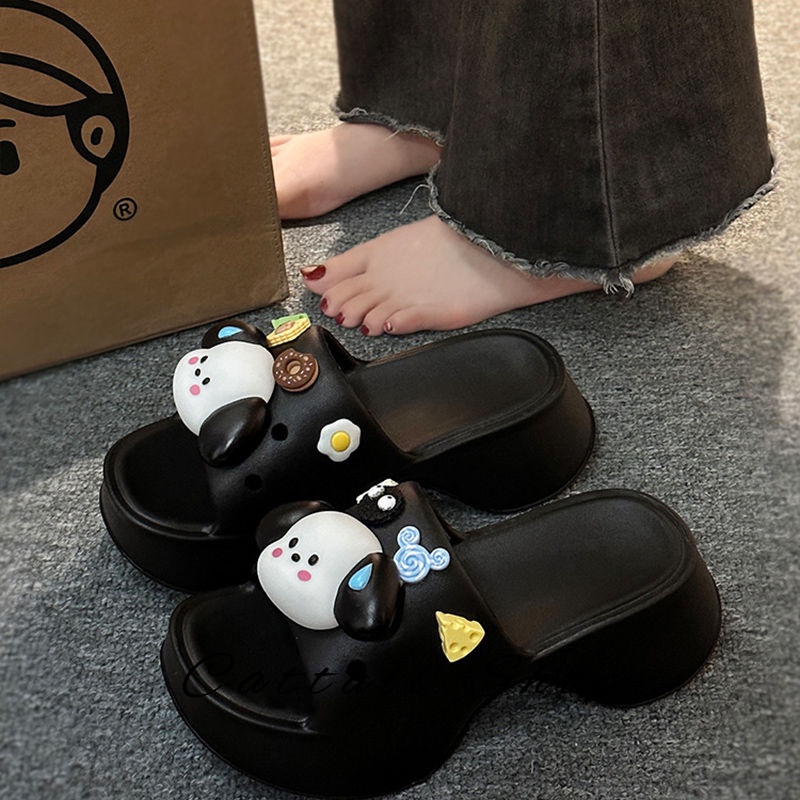 DISHULAN dép nữ dép bánh mì nữ dép sandal nữ Chống Trượt 070313