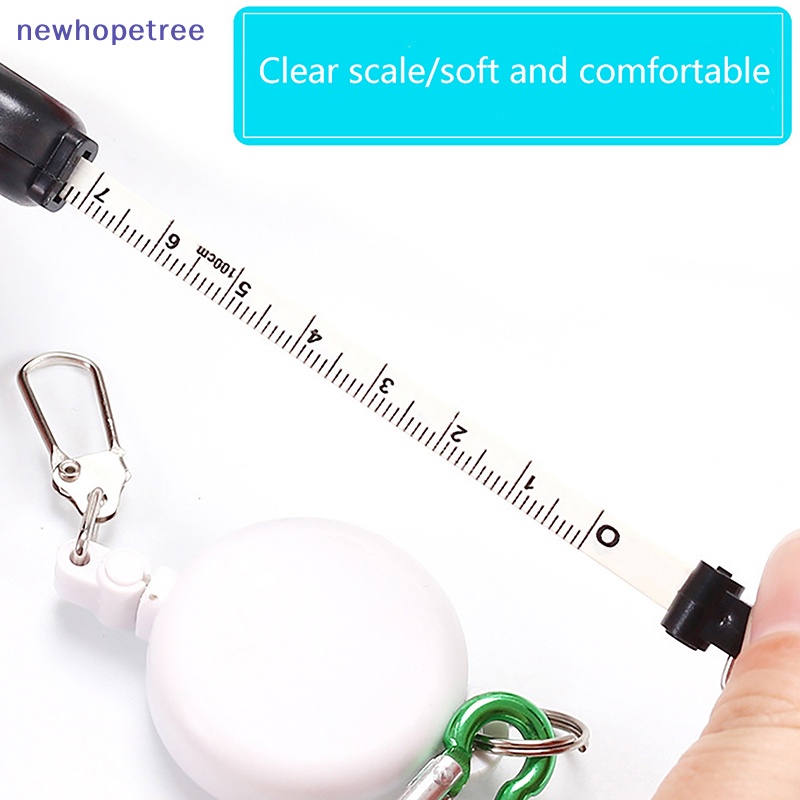 1 Thước Dây Mềm Có Móc Khóa Tiện Lợi Dài 1M