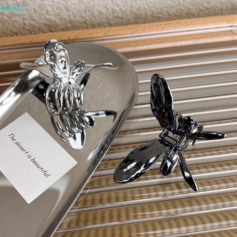 Kẹp Tóc Đuôi Ngựa Bằng Kim Loại Phong Cách Y2K Thời Trang Ngọt Ngào Cho Nữ