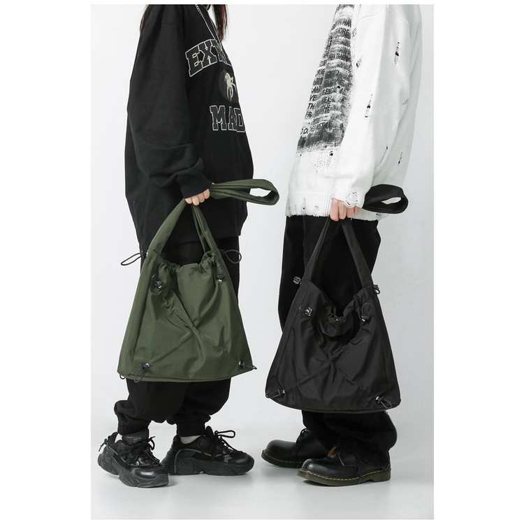 Túi Đeo Chéo Vai Sức Chứa Lớn Phong Cách Đường Phố Nhật Bản Dành Cho Nam