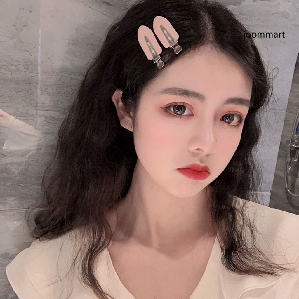 Bộ 4 Kẹp Tóc Acrylic Màu Sắc Tươi Sáng Siêu Nhẹ Không Trượt Dễ Sử Dụng