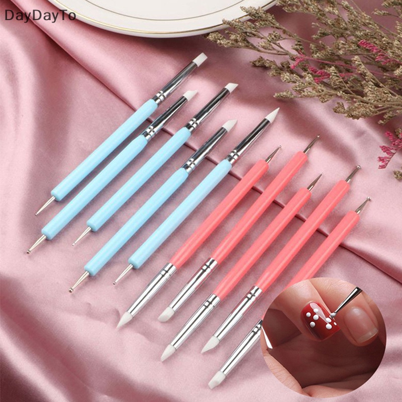 Bộ Dụng Cụ Dập Nổi Họa Tiết Chấm Bi Hai Đầu Dùng Làm Đồ Gốm Nghệ Thuật Thủ Công