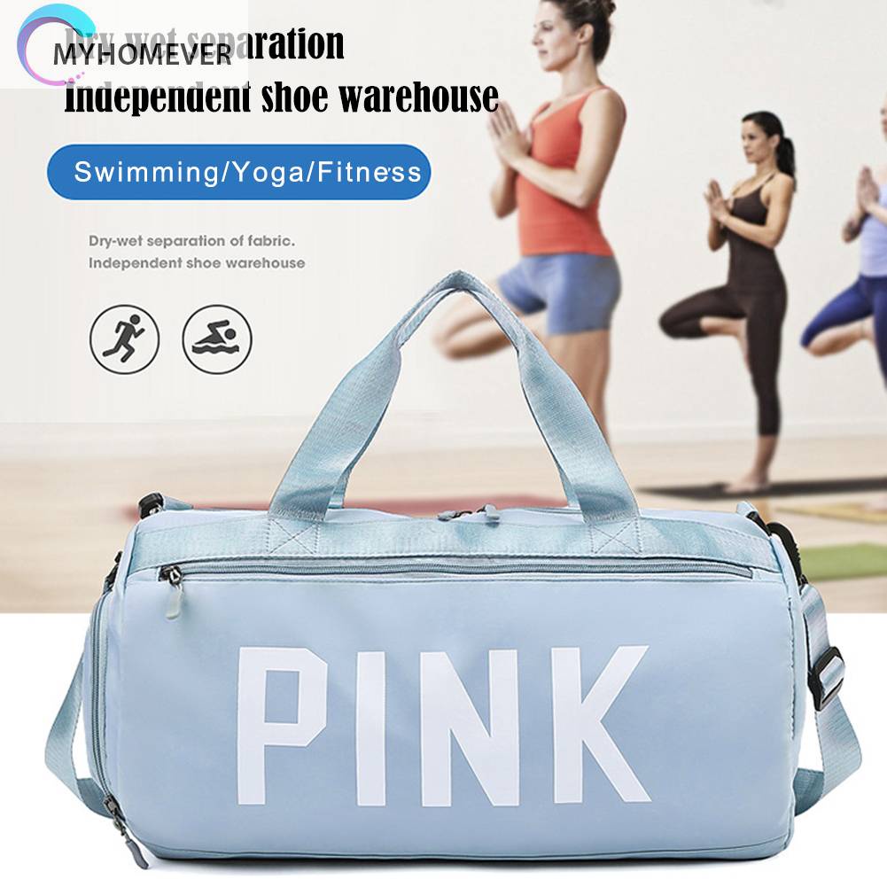 Túi Du Lịch / Tập Thể Hình Chia Ngăn Khô Và Ướt Bằng Vải Oxford Có Thể Gấp Gọn