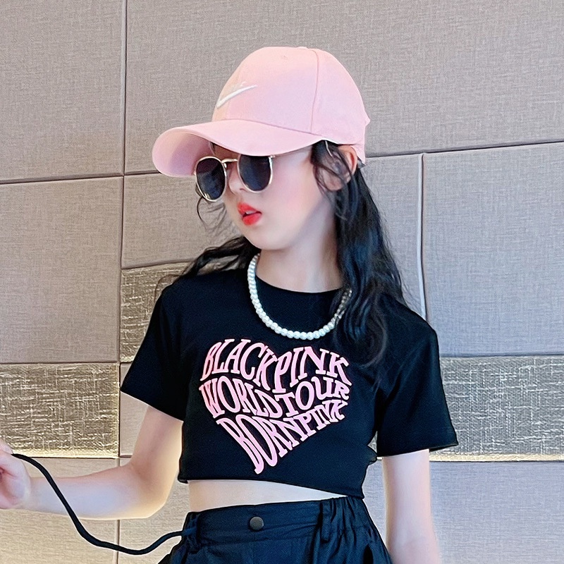 Áo croptop tanktop trẻ em Blackpink Bornpink