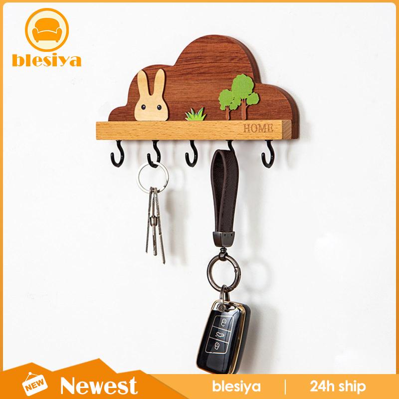 Móc Treo Chìa Khóa Gắn Tường Thiết Kế Dễ Thương Trang Trí Nhà Cửa
