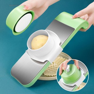 【GRCEKRIN】Vegetable Cutter Set ABS+stainless Steel Home Supplies Multi-function Slicer