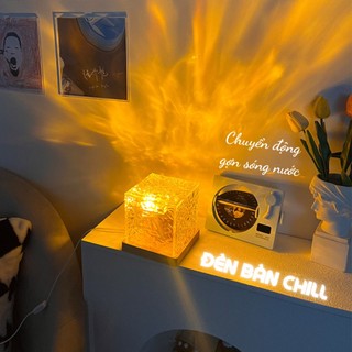 Đèn ngủ để bàn tokya hình ngọn lửa 3d trang trí decor phòng ngủ