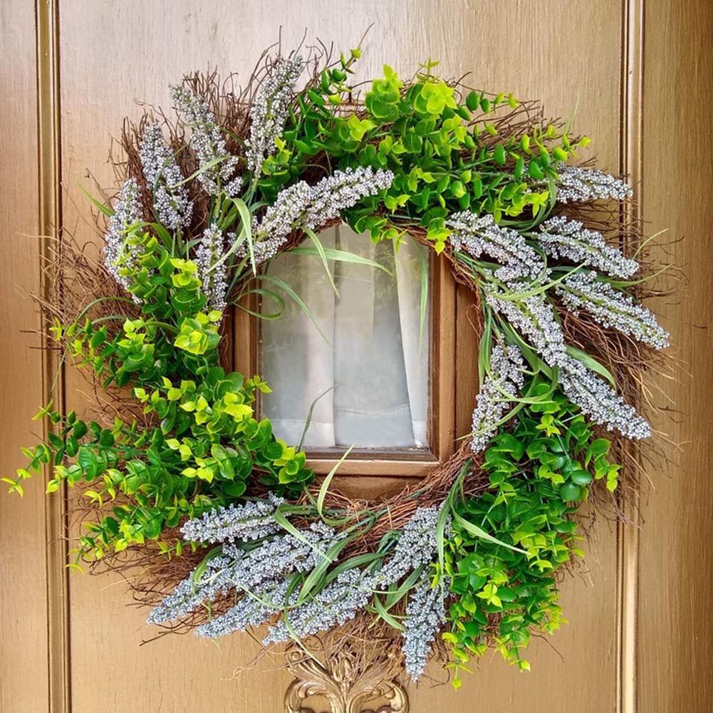 Set 7 Chậu Cây Bạch Đàn Giả Bằng Nhựa Trang Trí Nhà Cửa / Tiệc Cưới