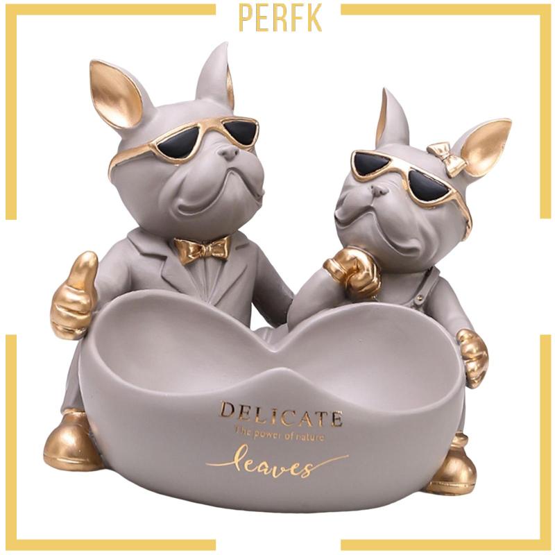 Khay Đựng Đồ Dùng Hình Chú Chó Sáng Tạo Trang Trí Nội Thất