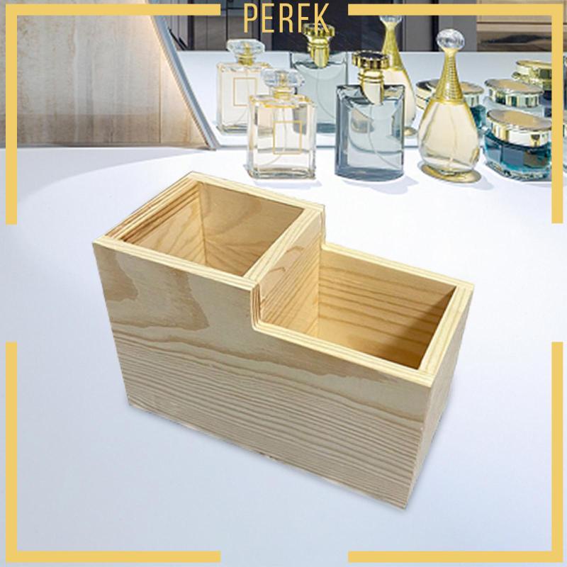 Giá Đỡ Cọ Trang Điểm Bằng Gỗ Tiện Dụng Cho Phòng Ngủ / Văn Phòng