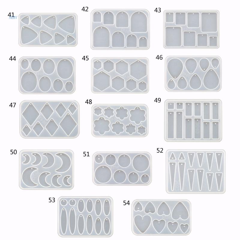 Khuôn Nhựa Làm Trang Sức Nhiều Hình Dạng Có Lỗ Tiện Dụng