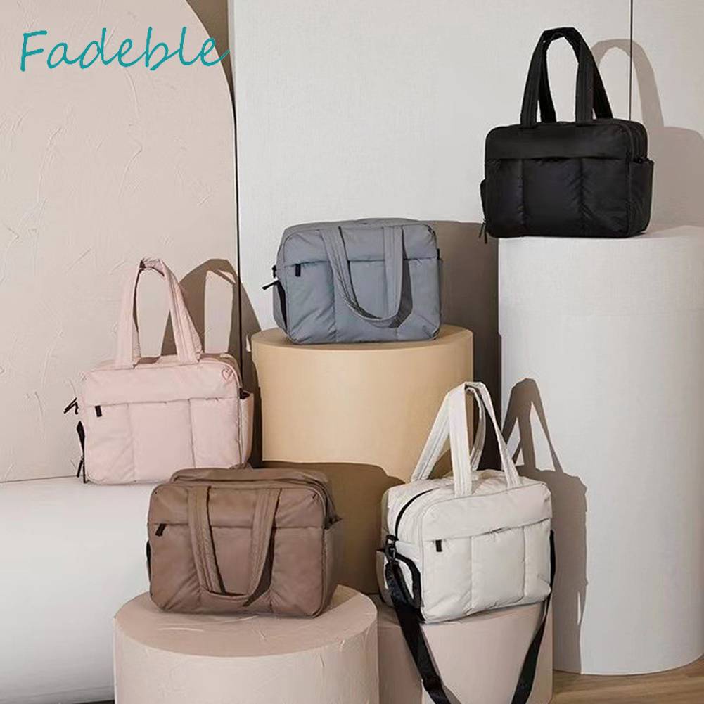 Túi Tote Bằng Nylon Siêu Nhẹ Có Ngăn Đựng Đồ Khô / Ướt Đa Năng Cho Nam Nữ