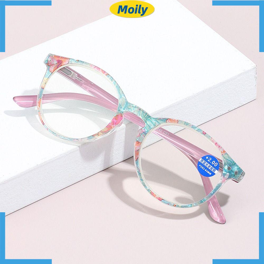 MOILYVN Kính Đọc Sách Gọng Siêu Nhẹ Phong Cách Vintage Thanh Lịch Thời Trang