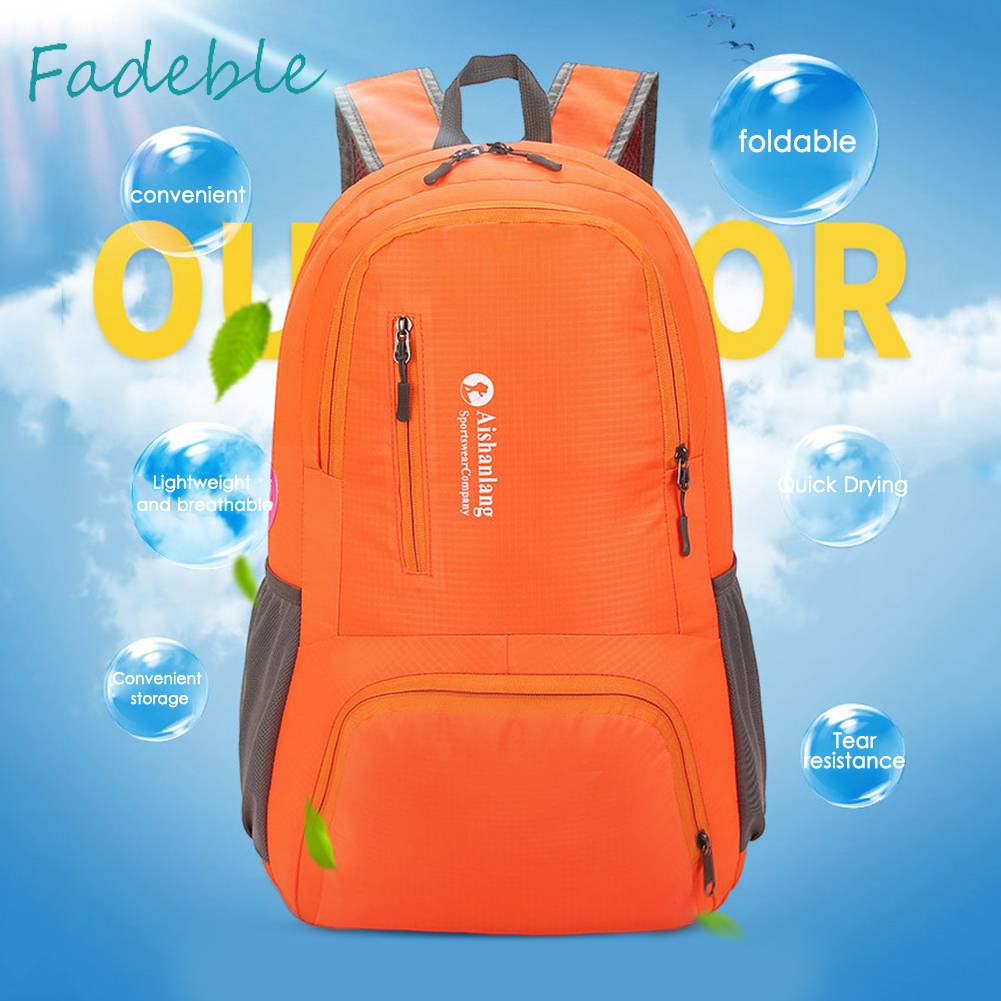 Ba Lô Du Lịch, Leo Núi Dây Đeo Vai, Gấp Được, Chất Liệu Nylon