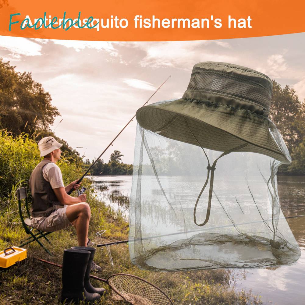 Mũ Câu Cá Chống Nắng Chống Muỗi Tiện Dụng