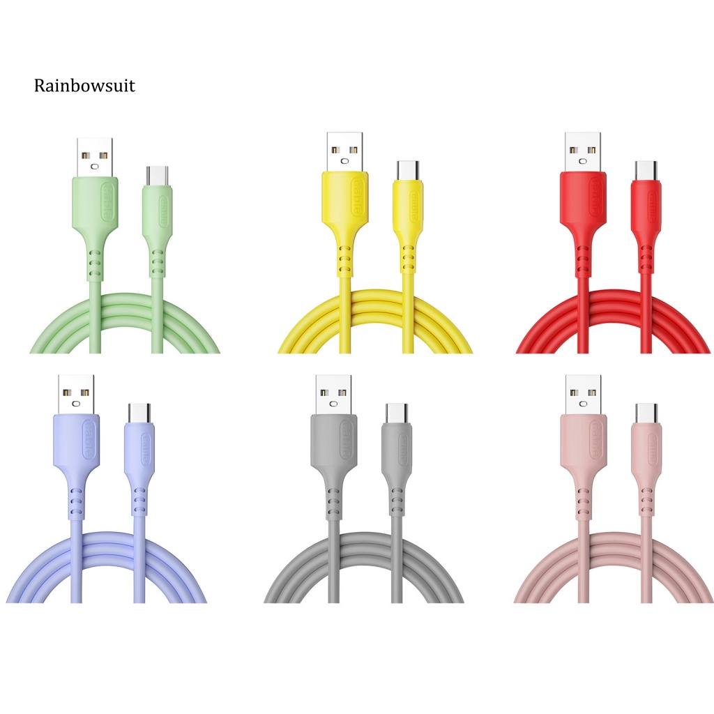 Dây Cáp Sạc Dữ Liệu Type-C Mềm Rộng Tương Thích Với Máy Tính