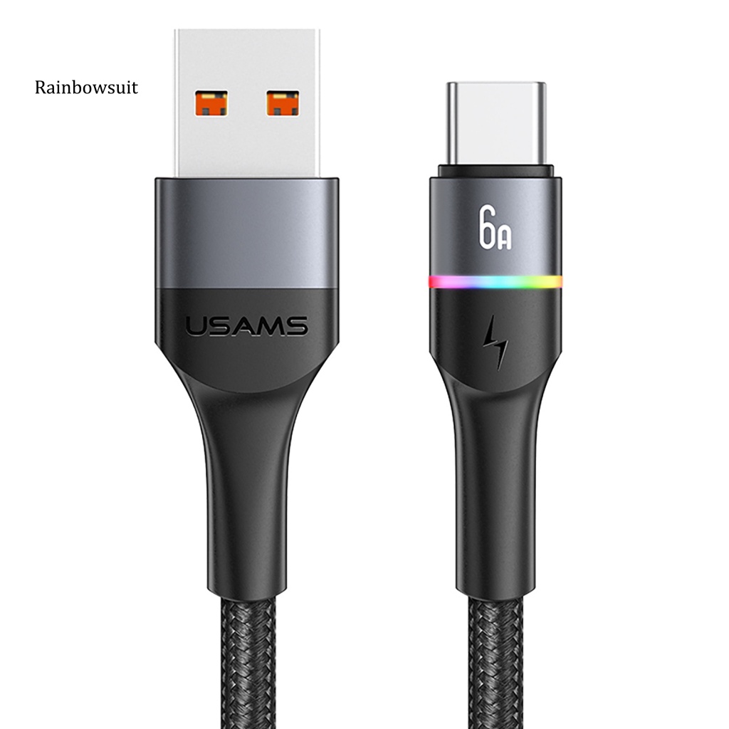 Dây Cáp Sạc Dữ Liệu Tốc Độ Cao Type-C 6A 8Pin Kích Thước Nhỏ Gọn Dành Cho Văn Phòng