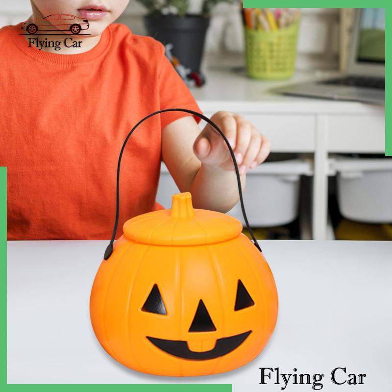 Xô Đựng Kẹo Có Tay Cầm Trang Trí Halloween