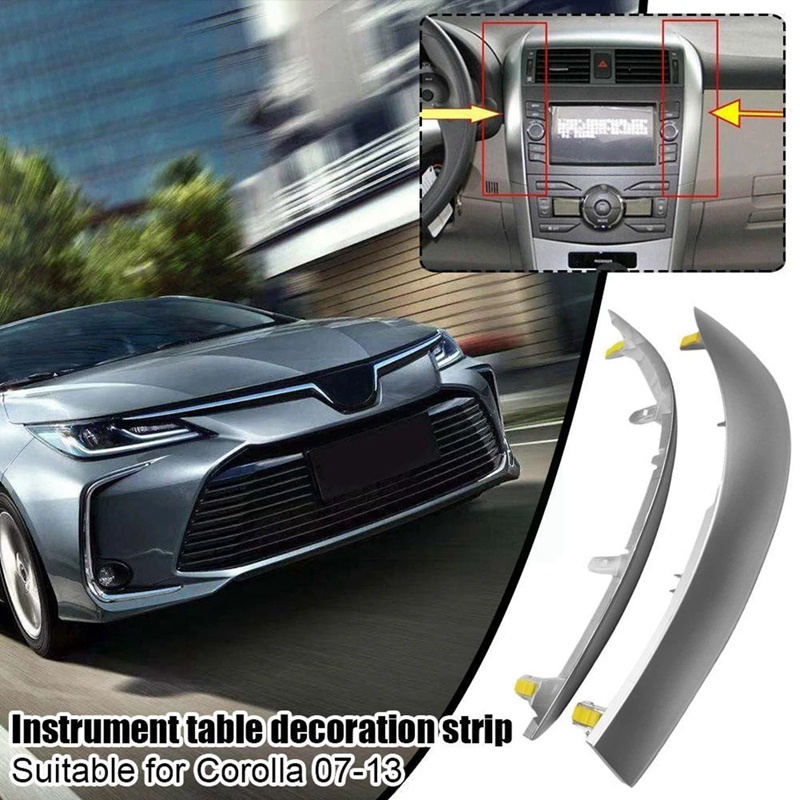 1 Cặp Viền Trang Trí Lỗ Thông Gió Xe Hơi Toyota Corolla Altis 2007-2013