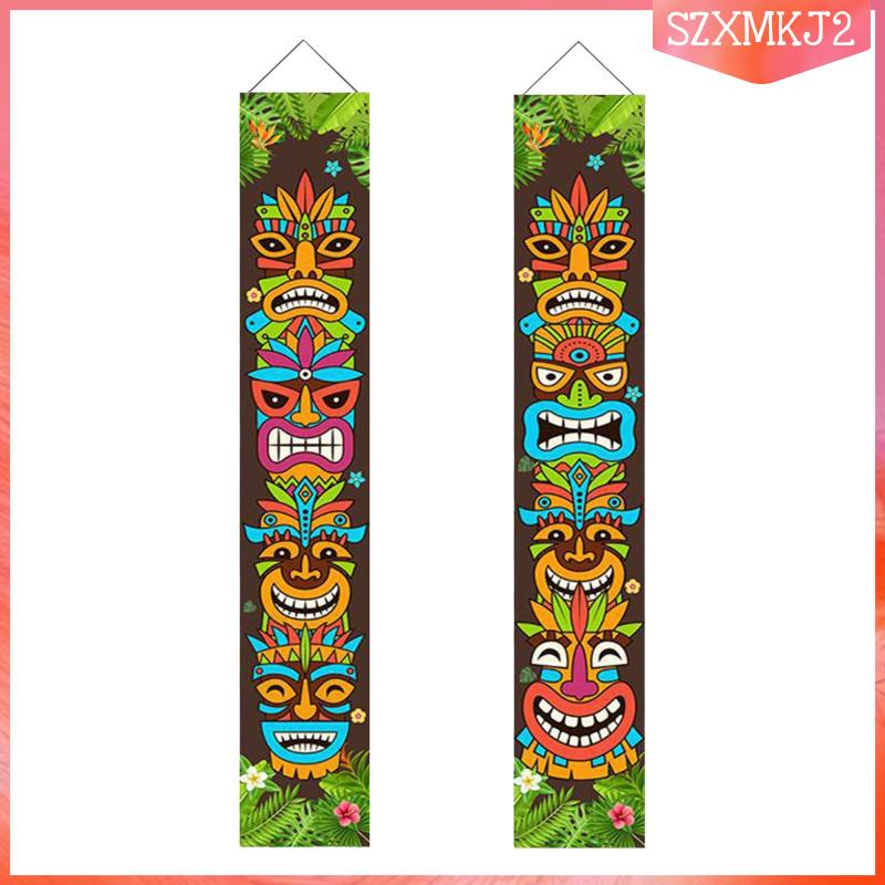 Set 2 Băng Rôn Treo Cửa Ra Vào / Xe Hơi Trang Trí Lễ Hội