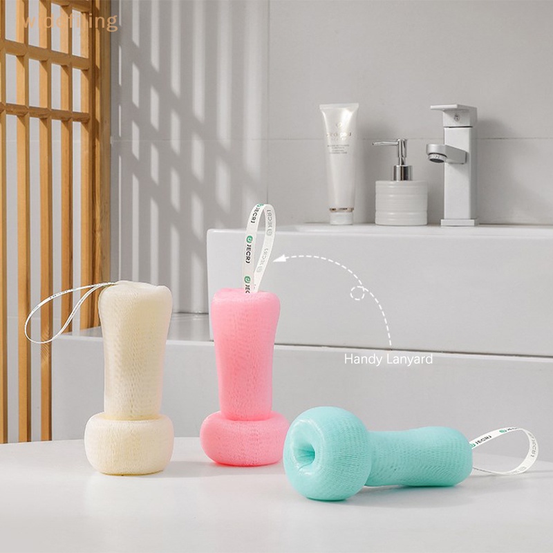 Túi Lưới Đựng Xà Phòng Rửa Mặt Tạo Bọt Tiện Dụng