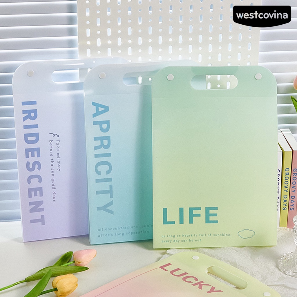 [WSTN]✎1 Bộ Bìa Đựng Tài Liệu Khổ A4 13 Ngăn Đa Chức Năng Tiện Dụng