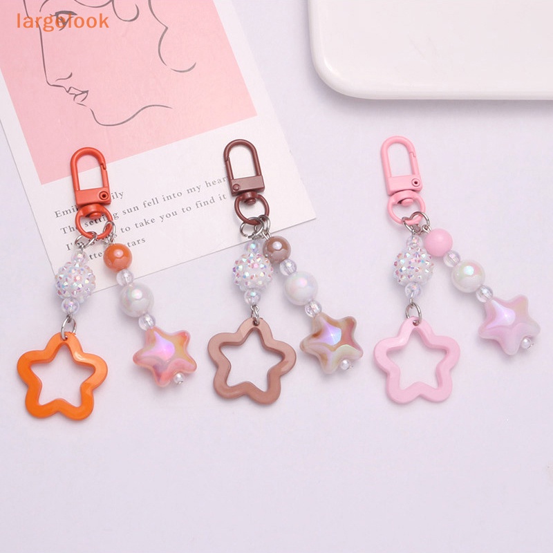 Móc Khóa Hình Ngôi Sao Năm Cánh Màu Gradient Thời Trang