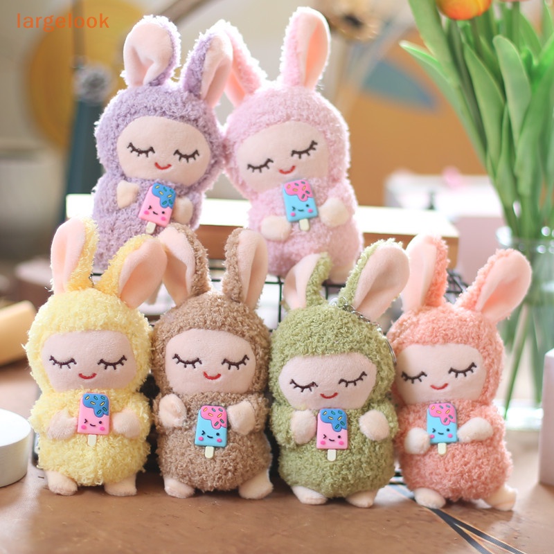 1 Móc Khóa Hình Cừu Nhồi Bông Dễ Thương