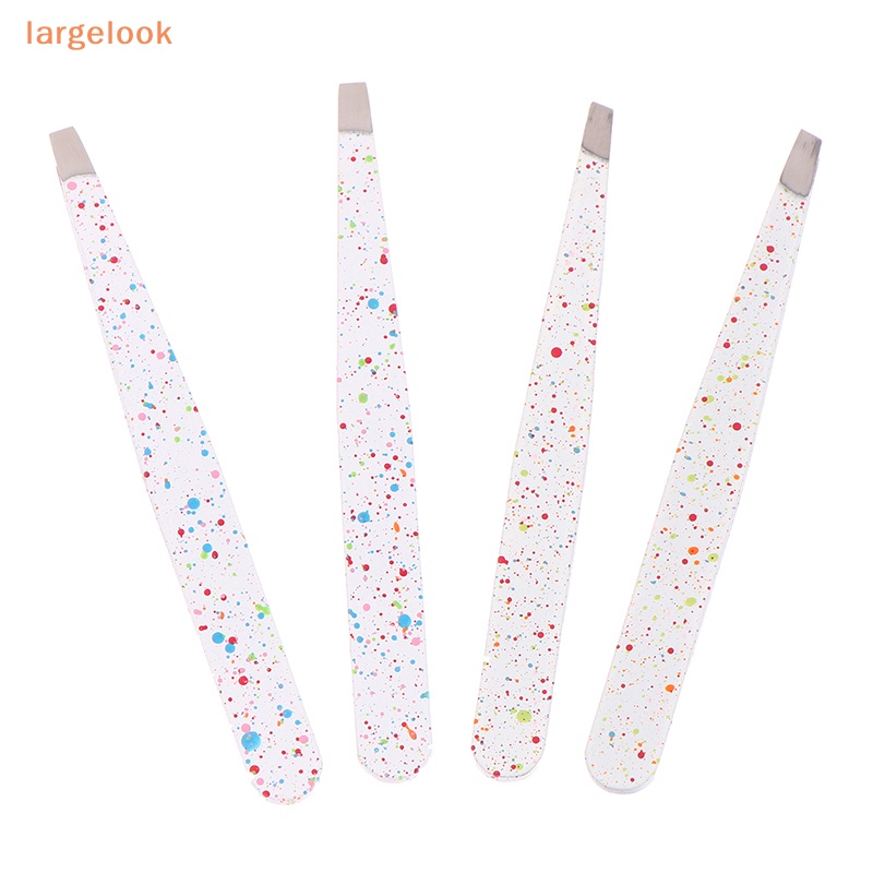 1 Nhíp Nhổ Lông Mày Bằng Thép Không Gỉ Nhiều Màu Sắc