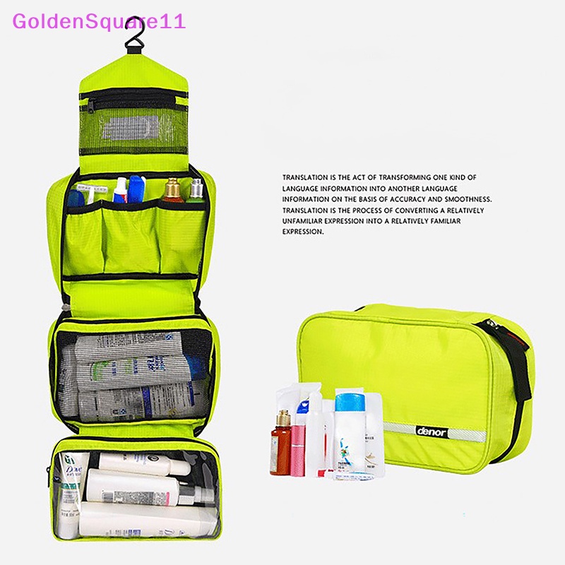 Túi Đựng Mỹ Phẩm / Đồ Vệ Sinh Cá Nhân Có Móc Treo Tiện Dụng Cho Nam Và Nữ
