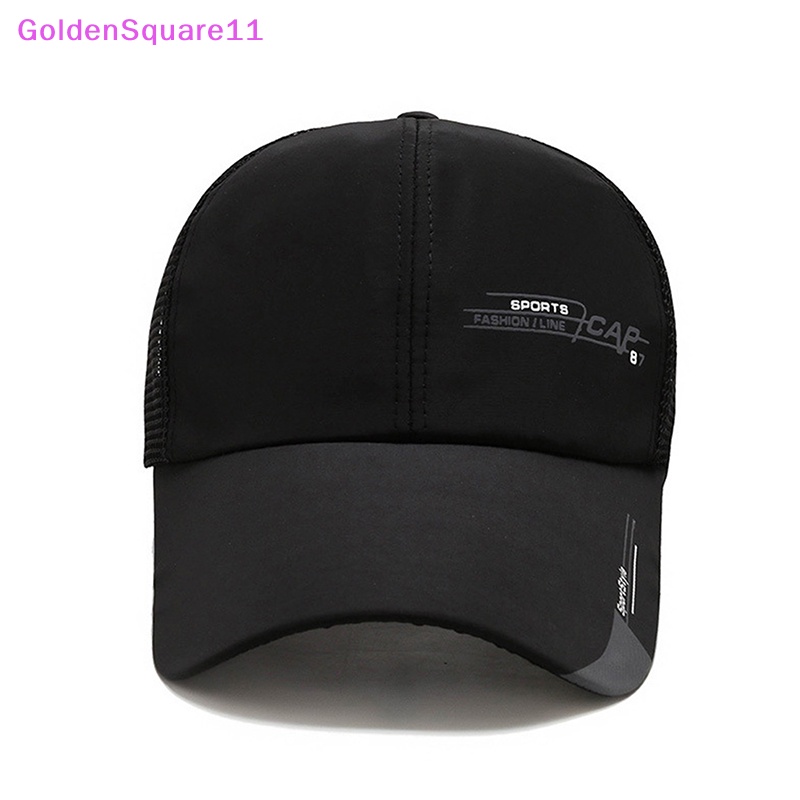 Mũ Lưỡi Trai Màu Trơn Phối Lưới Thoáng Khí Thời Trang Mùa Hè Cho Nam