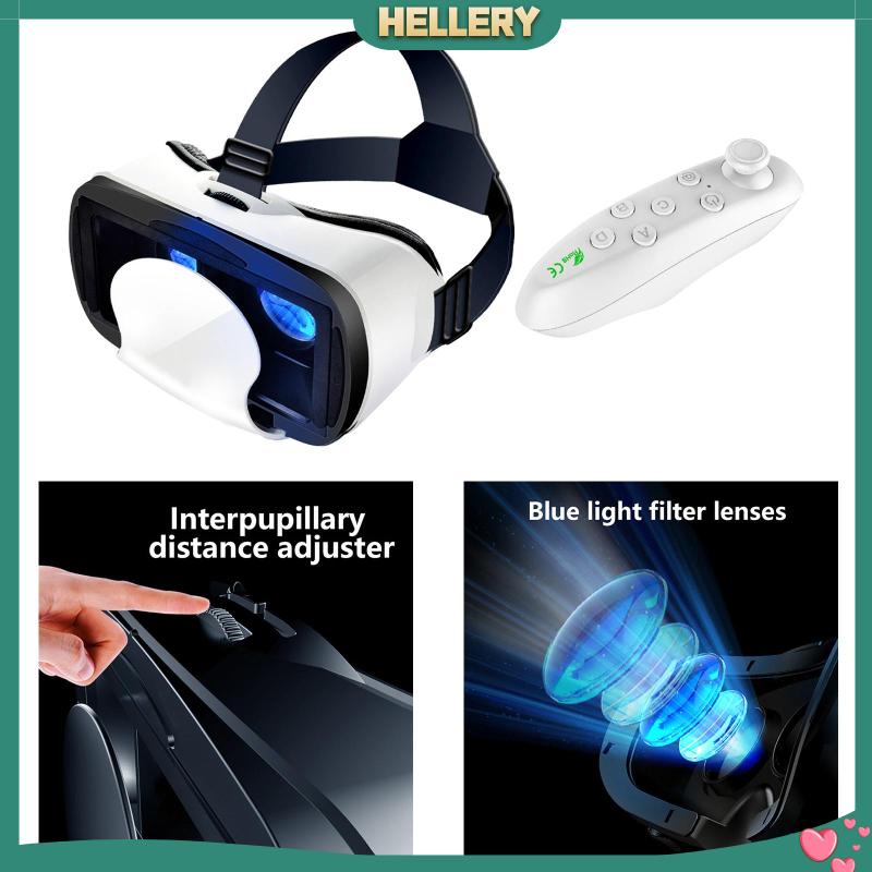 Kính Thực Tế Ảo 3D Rộng 5-7inch Hỗ Trợ Chơi Game Cho Người Lớn Và Trẻ Em