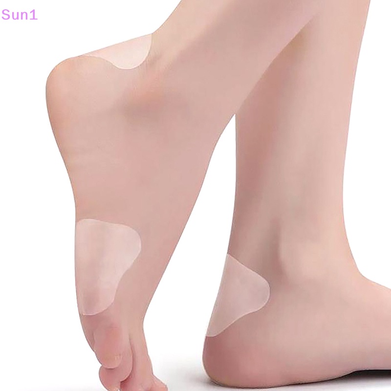 1 Cặp Miếng Dán Gót Chân Trong Suốt Chống Ma Sát Bảo Vệ Hiệu Quả