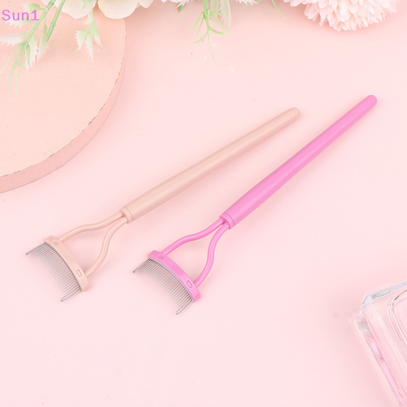 Lược Chuốt Mi Cong Bằng Thép Không Gỉ Tiện Dụng