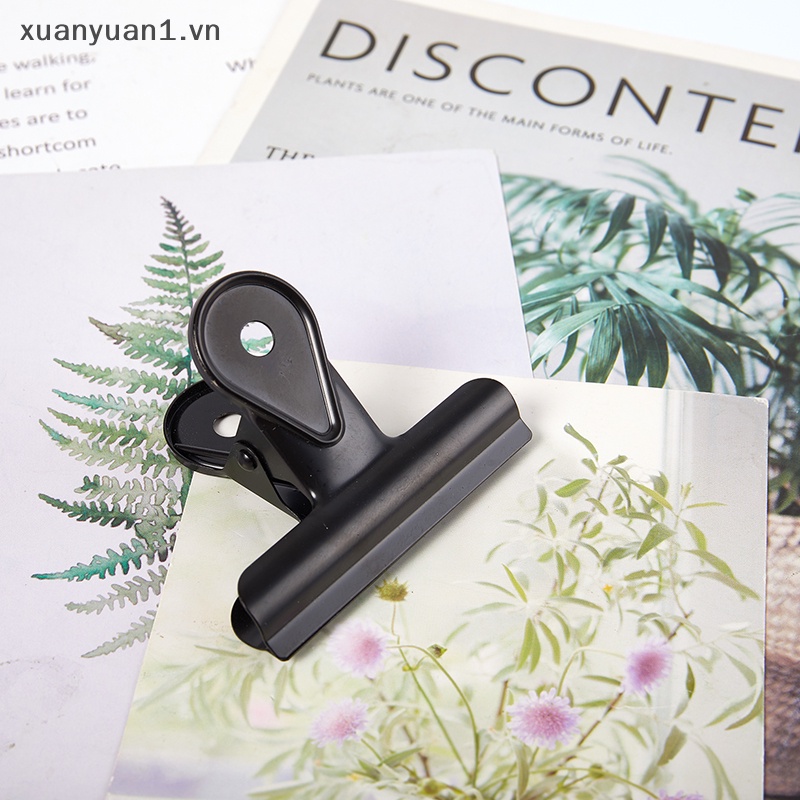 Kẹp Tài Liệu Giấy Tờ Bằng Kim Loại Nhiều Màu Kiểu Vintage Chất Lượng Cao