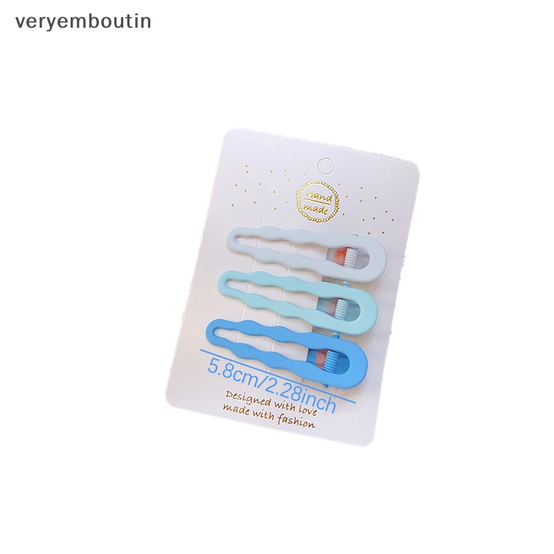 Kẹp Tóc Họa Tiết Hình Học Màu Gradient Thời Trang Cho Nữ