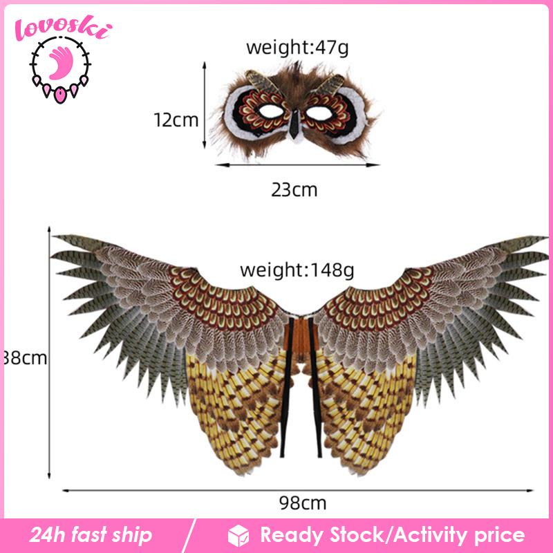 Cánh Chim Cú Hóa Trang Cho Bé