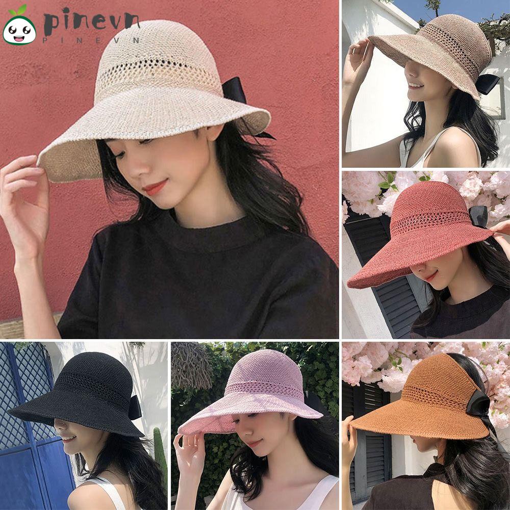 PINEVN Mũ Rộng Vành Chống Tia UV Có Thể Gấp Gọn Tiện Dụng Thời Trang Đi Biển